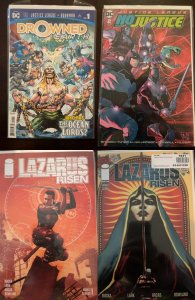 Lot of 4 Comics (See Description) Lazarus: Risen, Aquaman