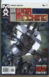 U.S. US War Machine #7 Max Marvel Comics December Dec 2001 (FNVF)