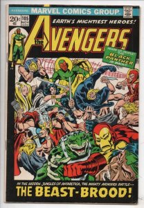 AVENGERS #105, VF, Sentinels, Thor, Iron Man, Black Panther, 1963 1972