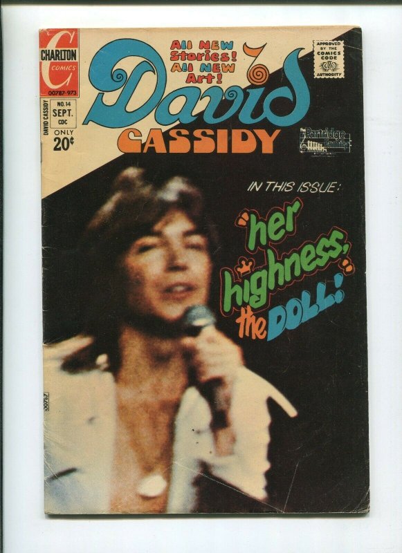 DAVID CASSIDY #14 (7.0) PHOTO COVER! 1973