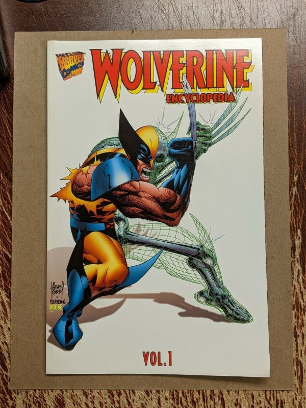 Wolverine Encyclopedia Volume  1 Marvel Comic Book Logan X-Men Catalog YY12