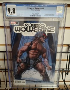 X LIVES OF WOLVERINE #4 GRANOV VARIANT COVER (2022) CGC 9.8