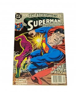 Adventures of Superman #482 Newsstand Edition (1991)