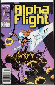 Alpha Flight #47 Newsstand Edition (1987) Alpha Flight
