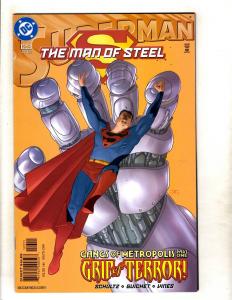 12 Superman Man Of Steel DC Comics # 30 (2) 31 32 33 34 35 36 121 123 125 0 J329