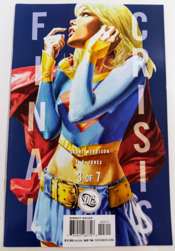 Final Crisis: #3 SUPERGIRL Variant (2008) 9.0-9.2 High Grade DC