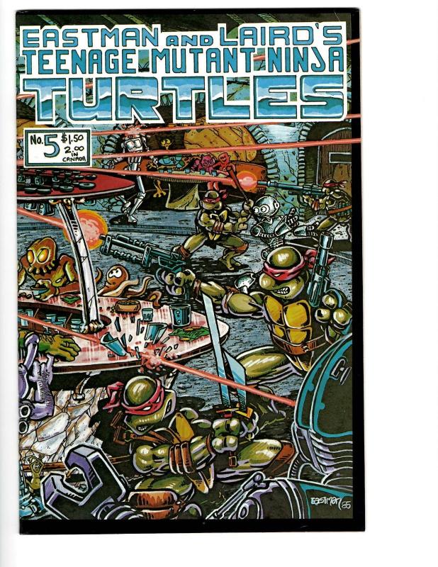 Teenage Mutant Ninja Turtles # 5 VF Mirage Studios Comic Book Eastman Laird RM2