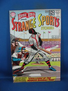 THE BRAVE AND THE BOLD 45 F VF STRANGE SPORTS STORIES 1963 DC