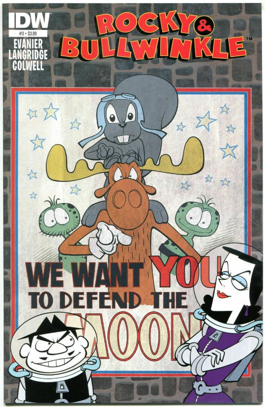 ROCKY and BULLWINKLE #3, NM, Boris, Natasha, Dudley Do-Right, 2014,more in store 