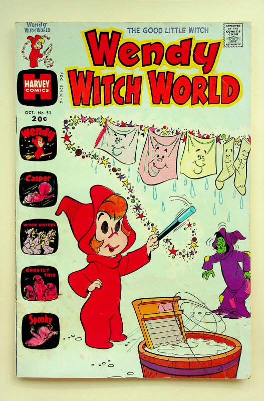 Wendy Witch World #51 (Oct 1973,  Harvey) - Good-