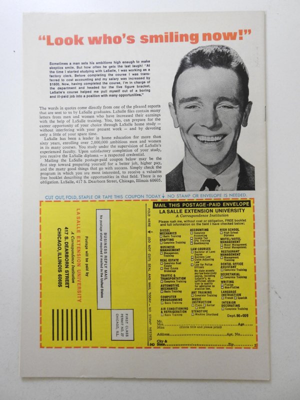 The Amazing Spider-Man #123 vs Luke Cage! Beautiful VF-NM Condition!