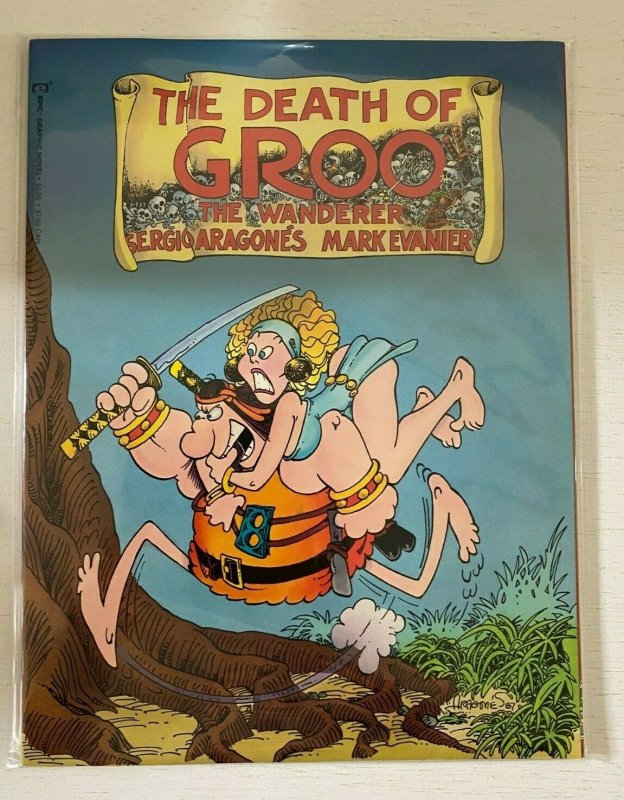 The Death of Groo #1 Marvel 7.0 (1987) GN graphic novel 