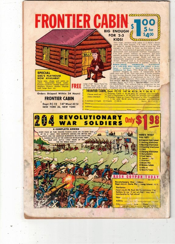 Rip Hunter ... Time Master #2 1961 $54. PRICE DROP! VG- Rip Hunter, Jeff, Bonnie