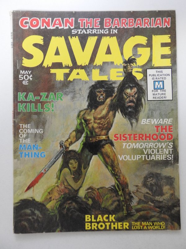 Savage Tales #1 (1971) 1st Appearance of The Man-Thing! Solid VG+ Condition!