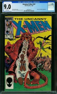 X-Men #187 (1984) CGC 9.0 VFNM