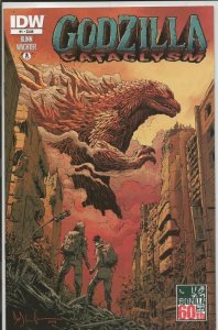 Godzilla Cataclysm #1 ORIGINAL Vintage 2014 IDW Comics