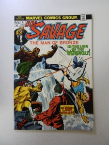 Doc Savage #8 (1974) VG/FN condition subscription fold
