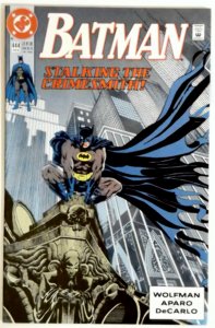 BATMAN #444  NM NEAR MINT  9.4  1990  DC COMIC COMICS   Wolfman Aparo DeCarlo 