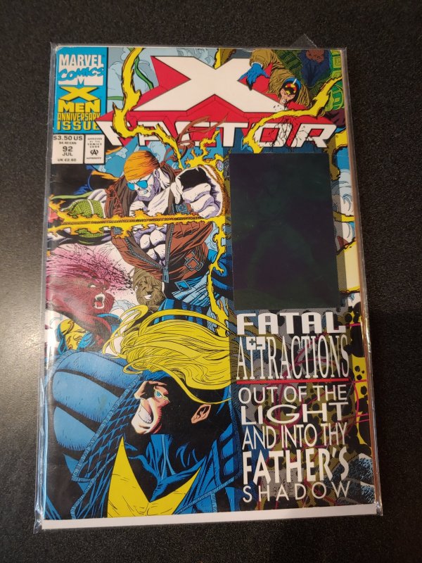 X-FACTOR #92 NEAR MINT 1993 HOLOGRAM FATAL ATTRACTIONS