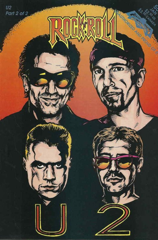 Rock ‘n' Roll Comics #55 FN ; Revolutionary | U2 Band Bono Edge