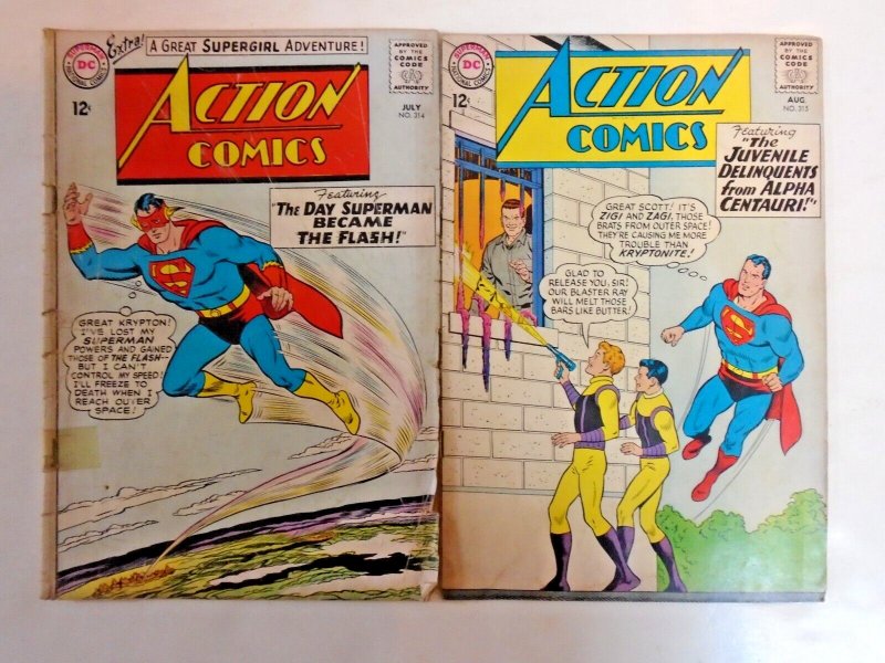 *Action Comics #311-315; 5 Book Lot