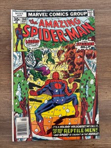 The Amazing Spider-Man # 166 VF- Marvel Comic Book Man-Wolf 12 J274
