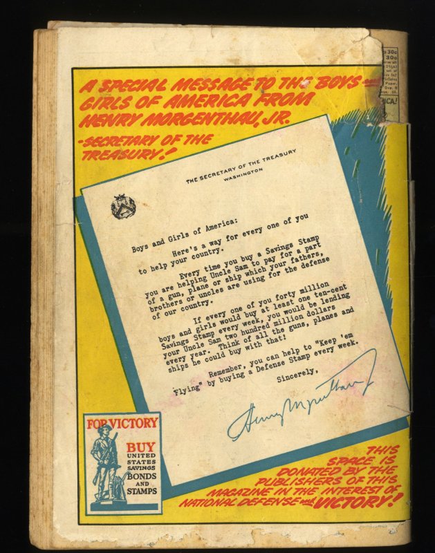 Blue Bolt #3 Fair 1.0 Volume 3 Bob Davis! Dick Cole, Sgt Spook! Golden Age!