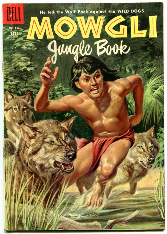 Mowgli Jungle Book- Four Color Comics #620 1955- Dell Silver Age FN
