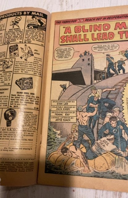 Fantastic Four #39 (1965)the blind man shall lead them see description