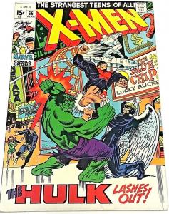UNCANNY X-MEN#66 FN/VF 1970 MARVEL BRONZE AGE COMICS
