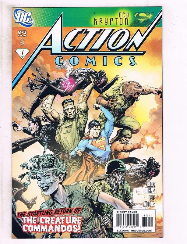 Lot of 2 Action Comics DC Comic Books #871 872 Superman Creature Commandos J127