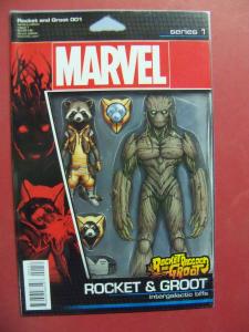 MARVEL ROCKET RACCOON & GROOT ACTION FIGURE VARIANT COVER