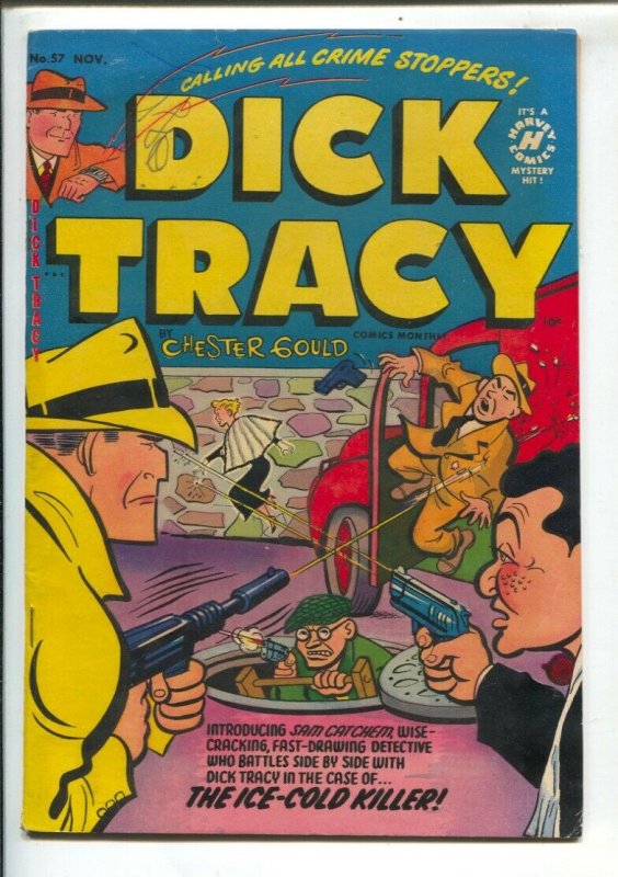 Dick Tracy #57 1952-Harvey-Chester Gould art-crime storie-1st appearance of S...