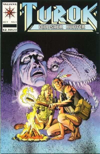 Turok: Dinosaur Hunter (1993 series) #4, VF+ (Stock photo)