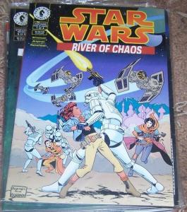 Star Wars: River of Chaos #1 +2 1995, Dark Horse JEDI  PALPATINE EMPIRE REBELS