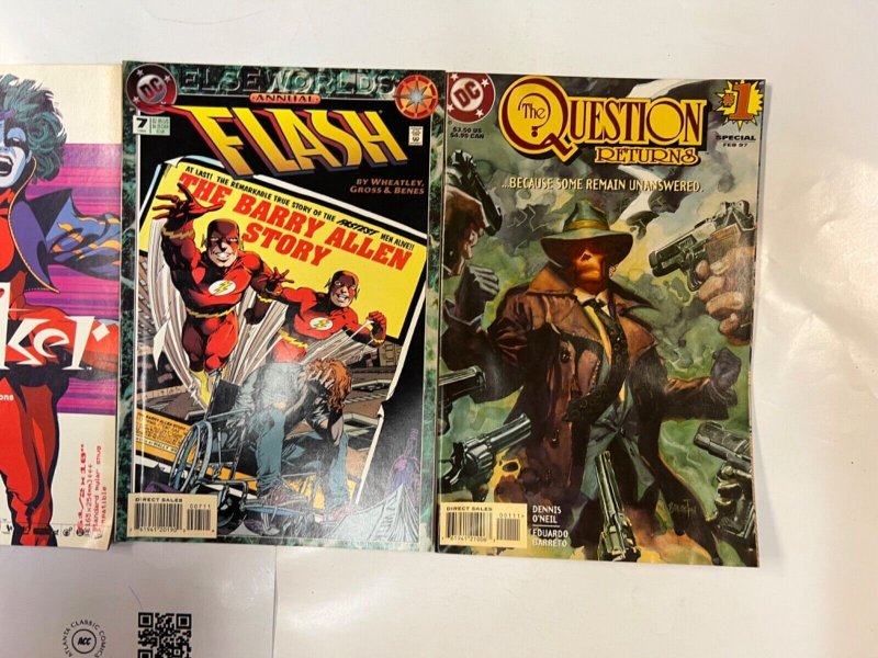 4 DC Comics The Joker # 1 + Chase # 1 + Flash # 7 + The Question # 1  75 JS51