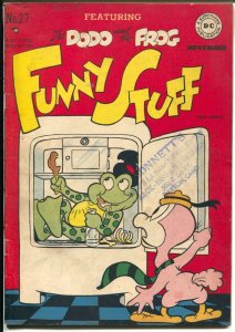 Funny Stuff #27 1947-DC-Dodo & The Frog-Superman Jackets-FN-