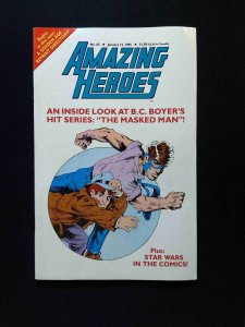 Amazing Heroes #63  Fantagraphics Comics 1985 FN/VF Newsstand