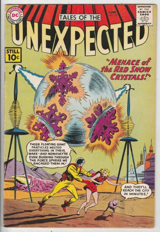 Tales of the Unexpected #62 (Jun-61) VF High-Grade Space Ranger, Cyrl