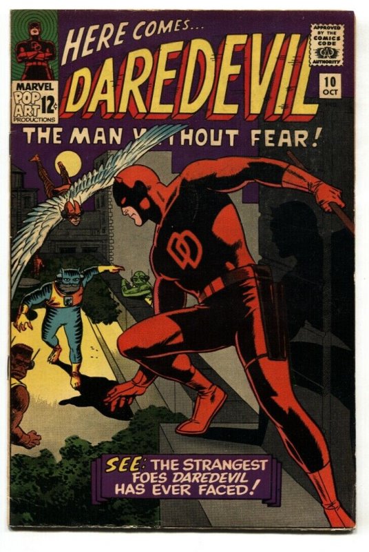 DAREDEVIL #10 comic book 1965-MARVEL COMICS-WALLY WOOD FN/VF 