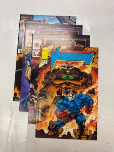 4 VALIANT comic book Chaos Effect Vanguard #2 33 KM42