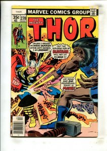 THOR #270 (6.5) MINUTE OF MADNESS DARK DAY OF DOOM!! 1978