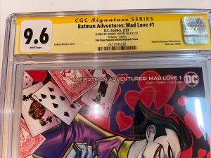 Batman Adventures Mad Love (2023) # 1 (CGC 9.6 SS) Signed Jonboy Meyers