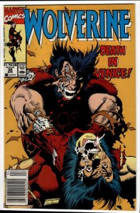 Wolverine #38 Newsstand Edition (1991) Wolverine
