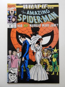 What if...? #20 (1990) Spidey Did Not Marry Maryjane? Sharp NM- Condition!