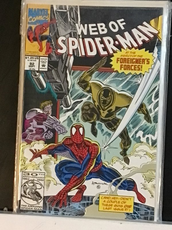 Web of Spider-Man #92 (1992)