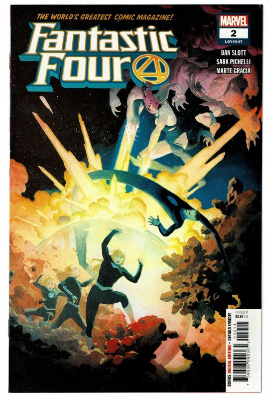 Fantastic Four #2  (Nov 2018, Marvel)  9.4 NM
