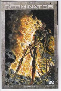 TERMINATOR (2024 DYNAMITE) #1 VARIANT CVR E ROSS BURNING EARTH ICON