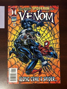 Venom: Along Came A Spider #1 VF-NM Marvel Comics 1996 - Vs the New Spiderman