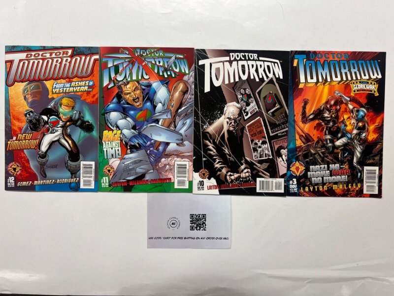 4 Doctor Tomorrow Indie Comic Books # 3 10 11 12 40 JS45